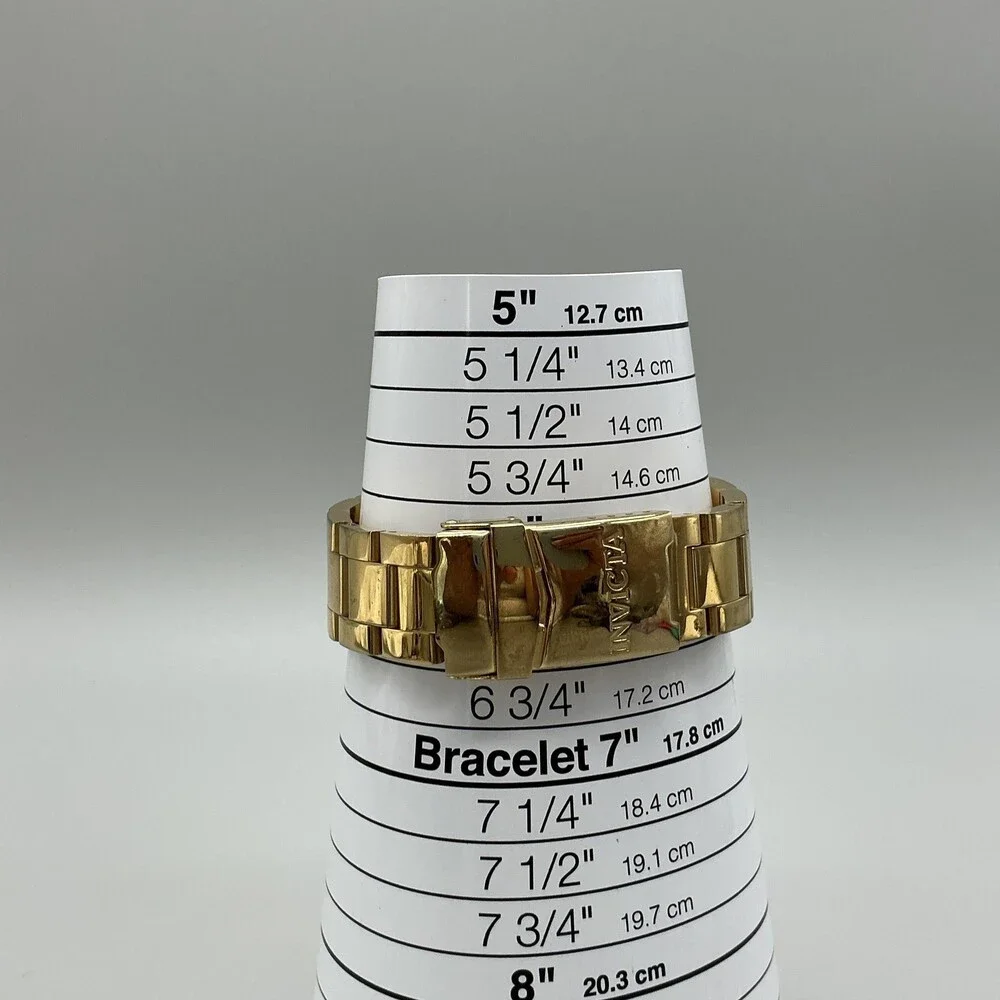 Invicta Angel 17420 Womens Watch 38mm Gold Tone Stainless Steel New Battery 6.5